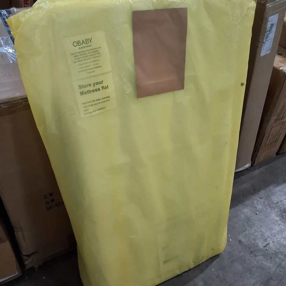 BAGGED OBABY FIBRE COT MATTRESS, 100 X 50 CM