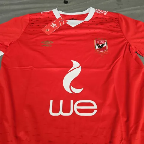 AL AHLY FC FOOTBALL JERSEY - SIZE L