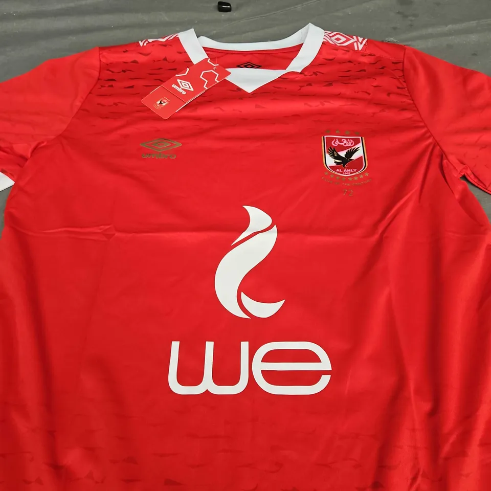 AL AHLY FC FOOTBALL JERSEY - SIZE L