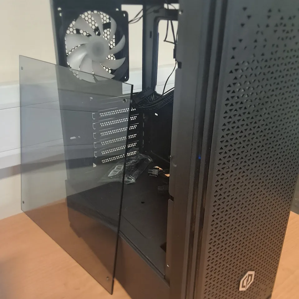 CYBERPOWER ARGB BLAZE COMPUTER CASE WITH INSTALLED 650W POWER SUPPLY