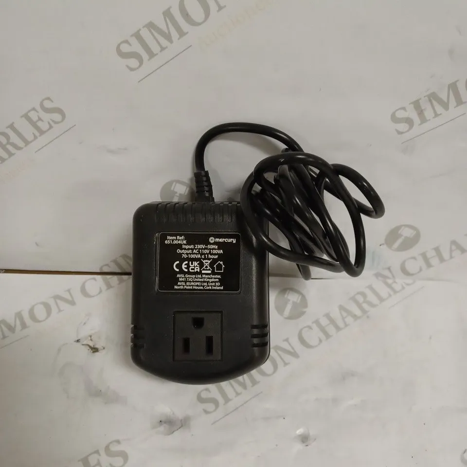 MERCURY STEP DOWN VOLTAGE CONVERTER UK2US100VA