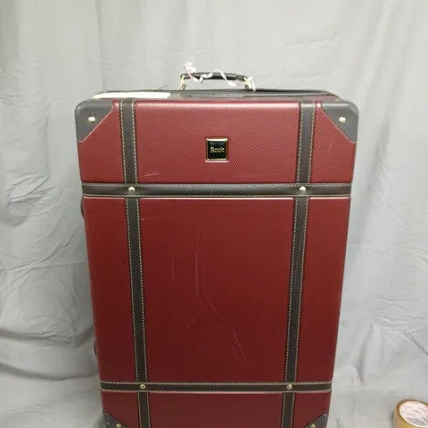 ROCK RED HARD-SHELL SUITCASE