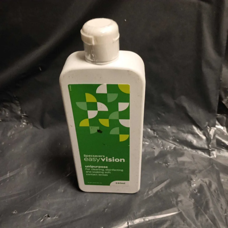 BOX OF APPROXIMATELY 25 ASSORTED CONTACT LENS CLEANERS