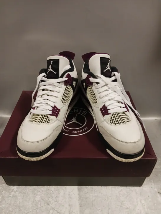 psg jordan 4 trainers