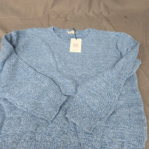 WHITE STUFF BLUE LONG SLEEVE JUMPER - 10