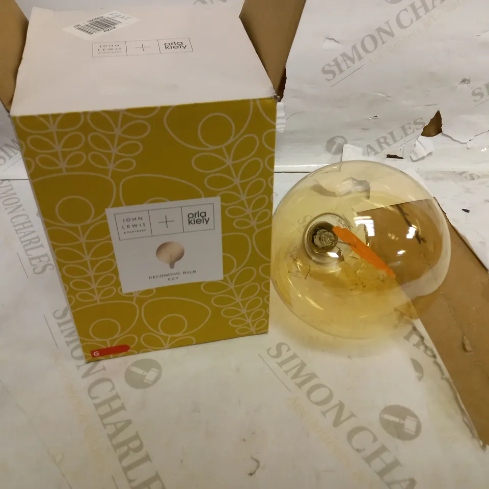 JOHN LEWIS + ORLA KIELY DECORATIVE BULB E27