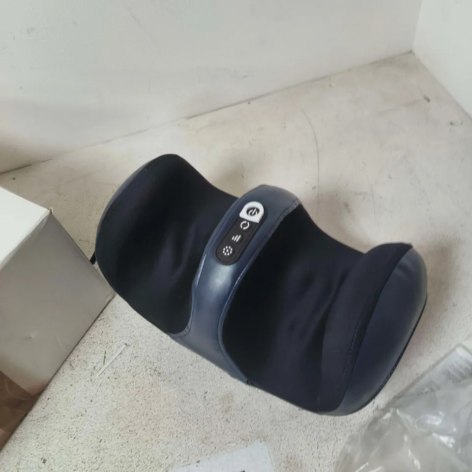 NAVY BLUE LEG/CALF MASSAGER WITH BUILT-IN CONTROL PANEL