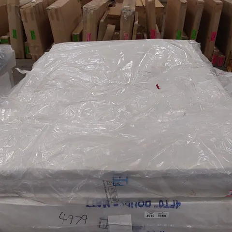QUALITY BAGGED 4'6" DOUBLE OPEN COIL MATTRESS