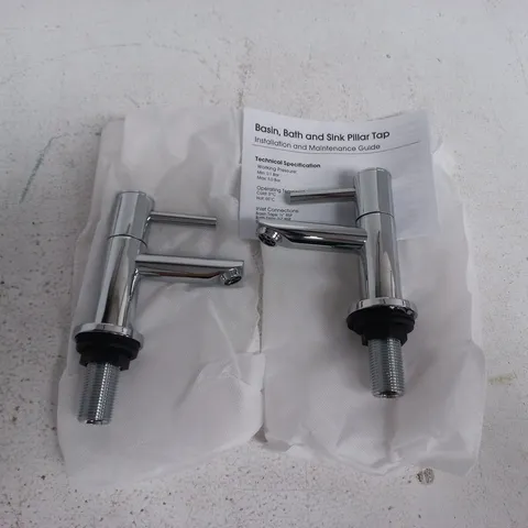 DEVA INSIGNIA BASIN TAPS (INS101) – CHROME, PAIR