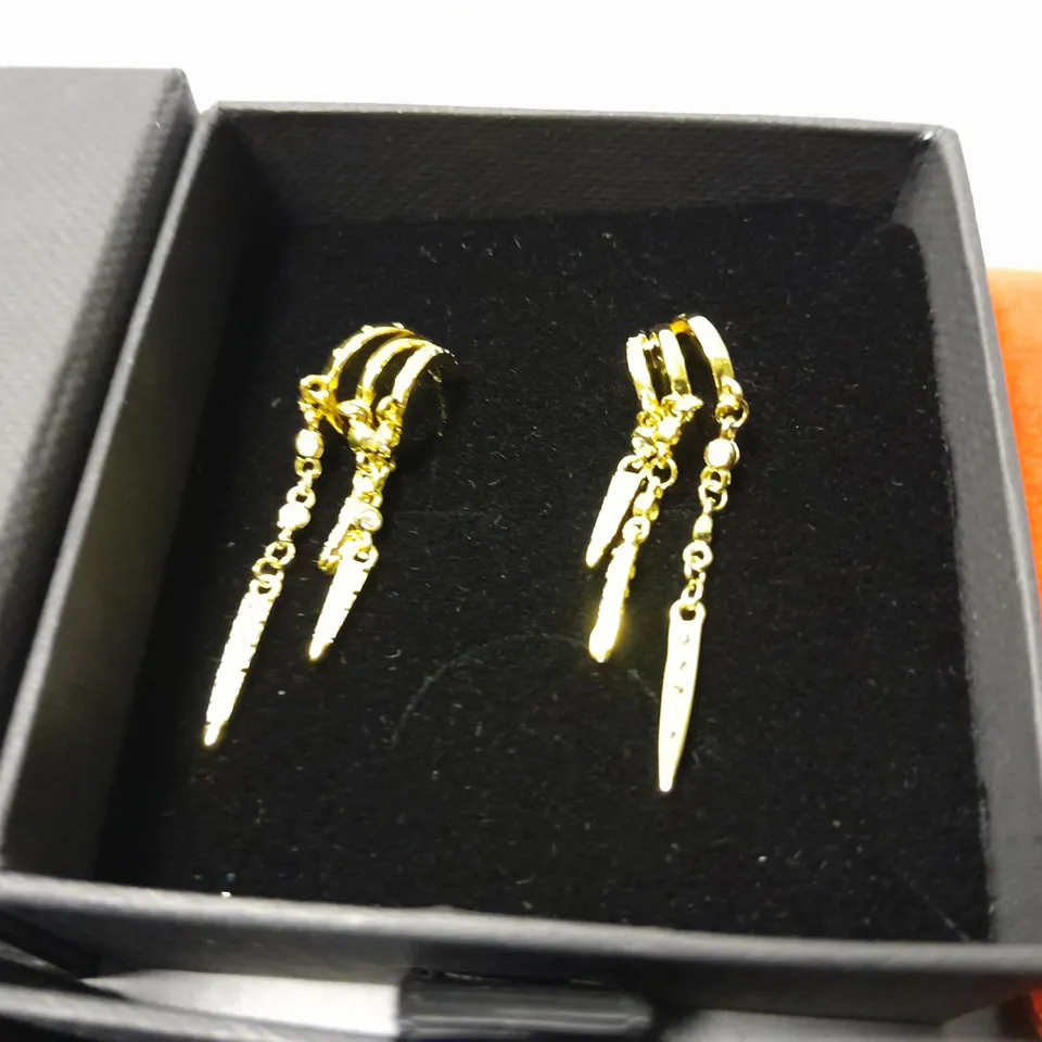 LOT OF 2 AARIA LONDON JEWELLERY ITEMS INCLUDES EARRINGS AND EARRINGS AND RING