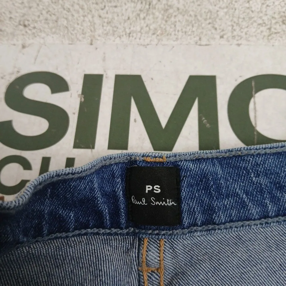 PAUL SMITH JEANS – STRAIGHT FIT DENIM, SIZE 27, MADE IN MOROCCO