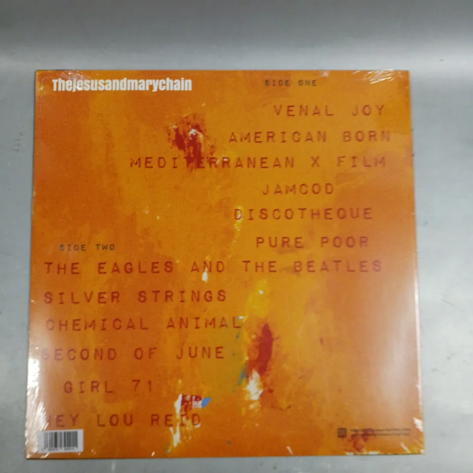 SEALED THE JESUS AND MARY CHAIN GLASGOW EYES LIMITED EDITION BLACK VINYL 