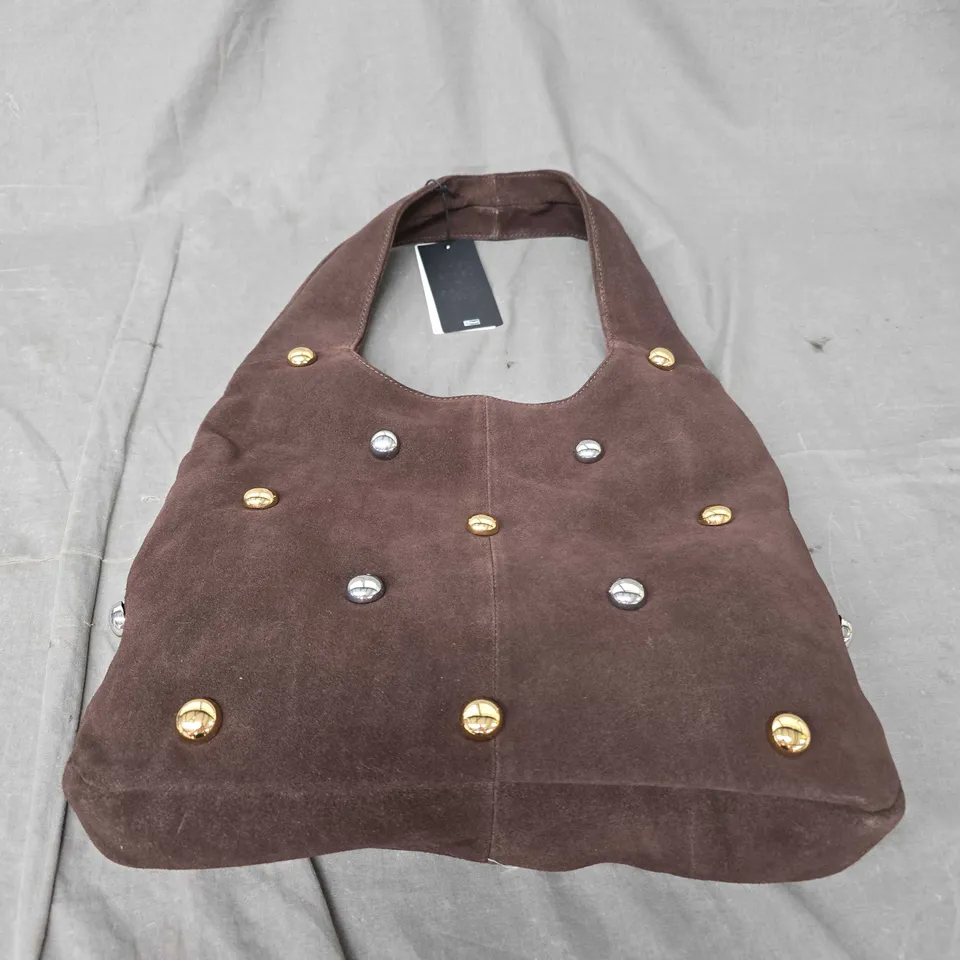 JOHN LEWIS X A.W.A.K.E MODE SUEDE HANDBAG 