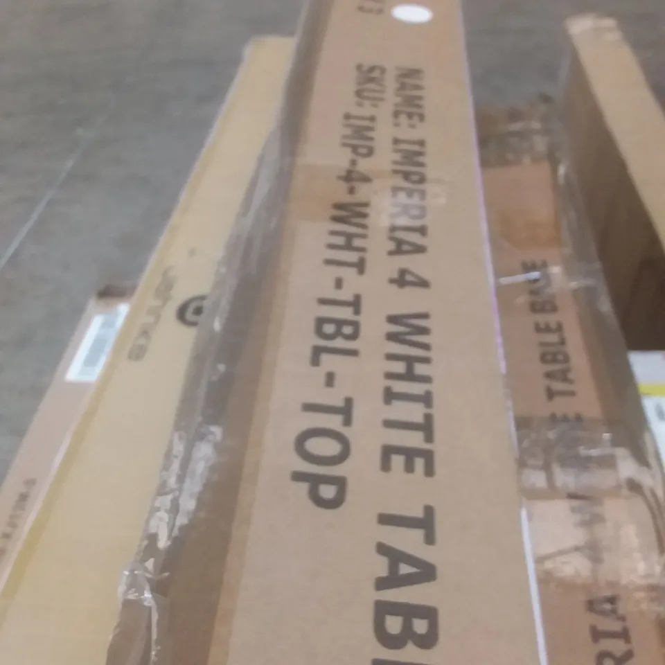 BOXED IMPERIA 4 WHITE TABLE TOP -3 BOXES