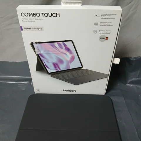 LOGITECH COMBO TOUCH KEYBOARD CASE FOR IPAD PRO 13-INCH (M4) – BLACK