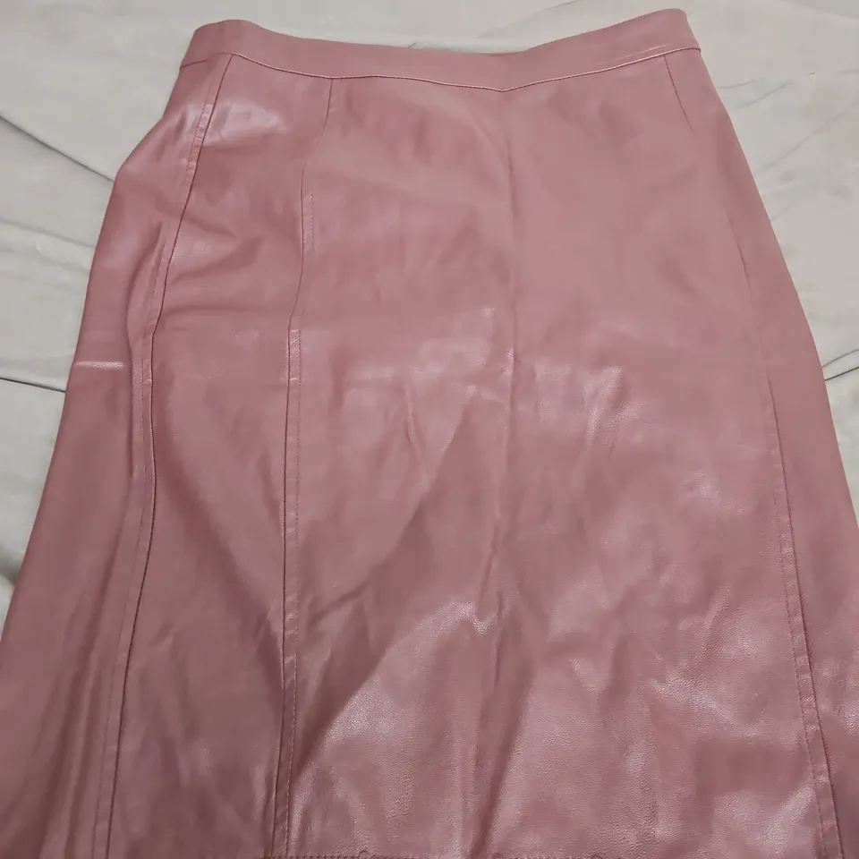 LIPSY LONDON LEATHER-LOOK SKIRT – UK 16 