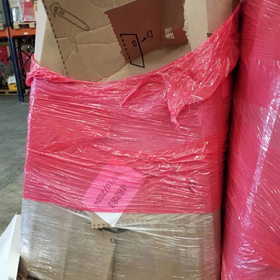 PALLET OF ASSORTED PRODUCTS INCLUDING DOUBLE INDUCTION COOKER, RETRACTABLE SAFETY GATE, LAPTOP TRAY, MICROWAVEABLE GLASS PLATE