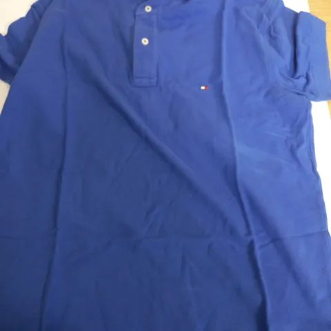 TOMMY HILFIGER BLUE POLO SHIRT - XL