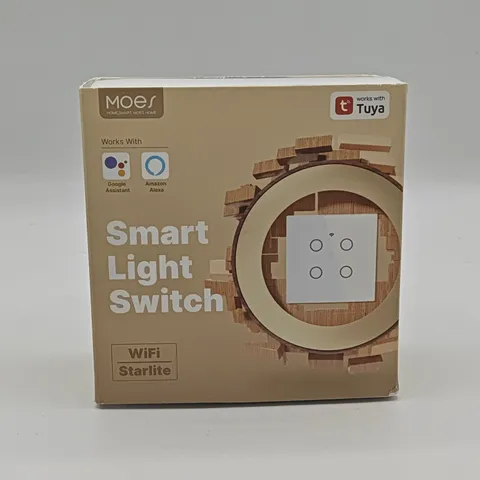 BOXED MOES SMART LIGHT SWITCH