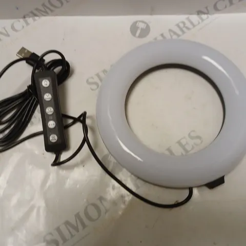 BOXED VLOGGING 6.5" RING LIGHT FOR DESK