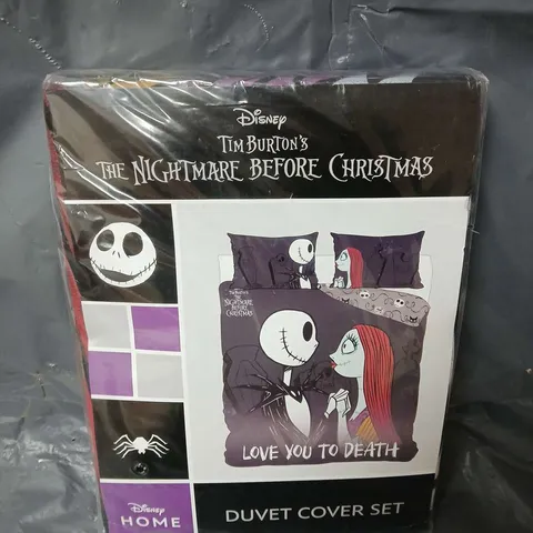 DISNEY HOME TIM BURTONS THE NIGHTMARE BEFORE CHRISTMAS DUVET COVER SET - (200x200cm)