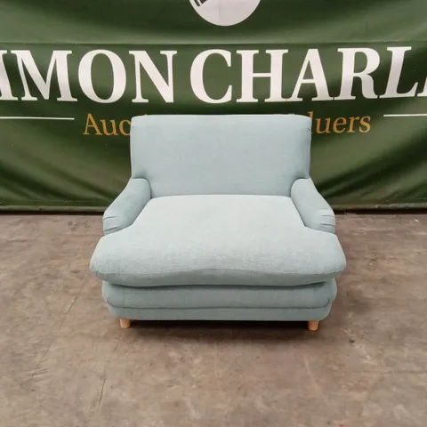 LPD HOME PLUMPTON CHAIR, DUCK EGG BLUE WEAVE