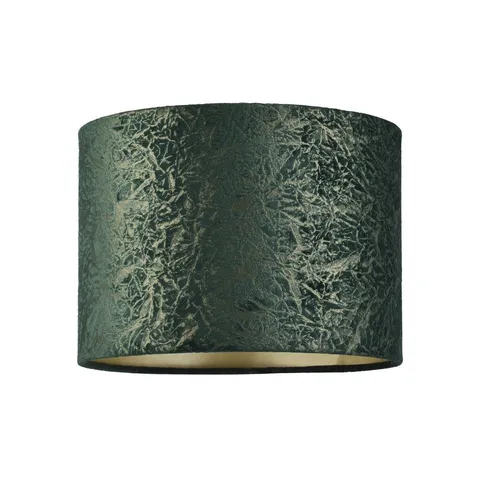 BOXED 18CM H VELVET DRUM LAMP SHADE (SCREW ON) IN