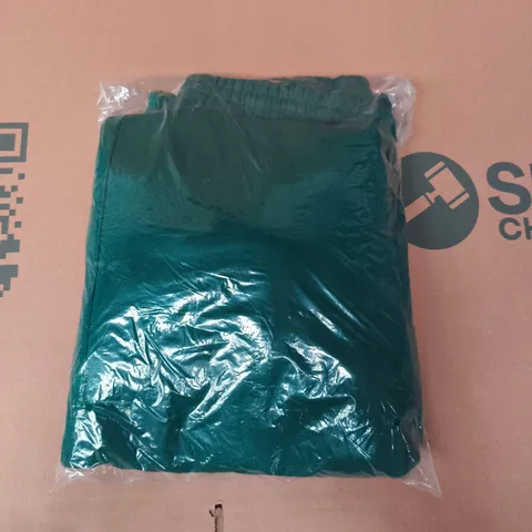 BAGGED ADIDAS ESS OPEN SWEATPANTS IN GREEN SIZE MEDIUM