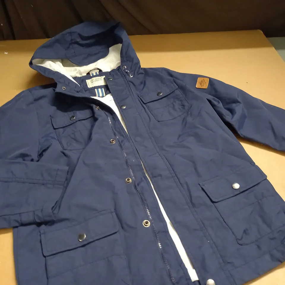 GEORGE NAVY PARKA COAT - 13-14 YEARS