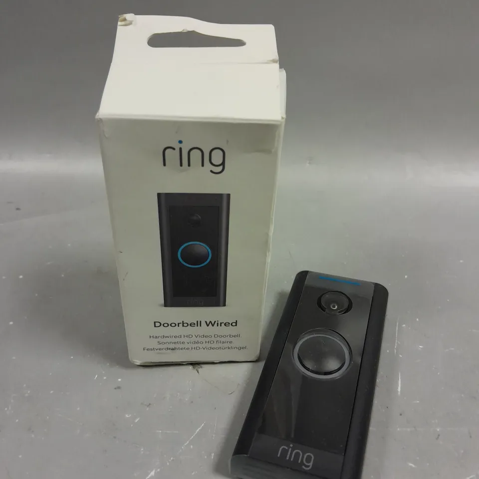 BOXED RING WIRED DOORBELL 