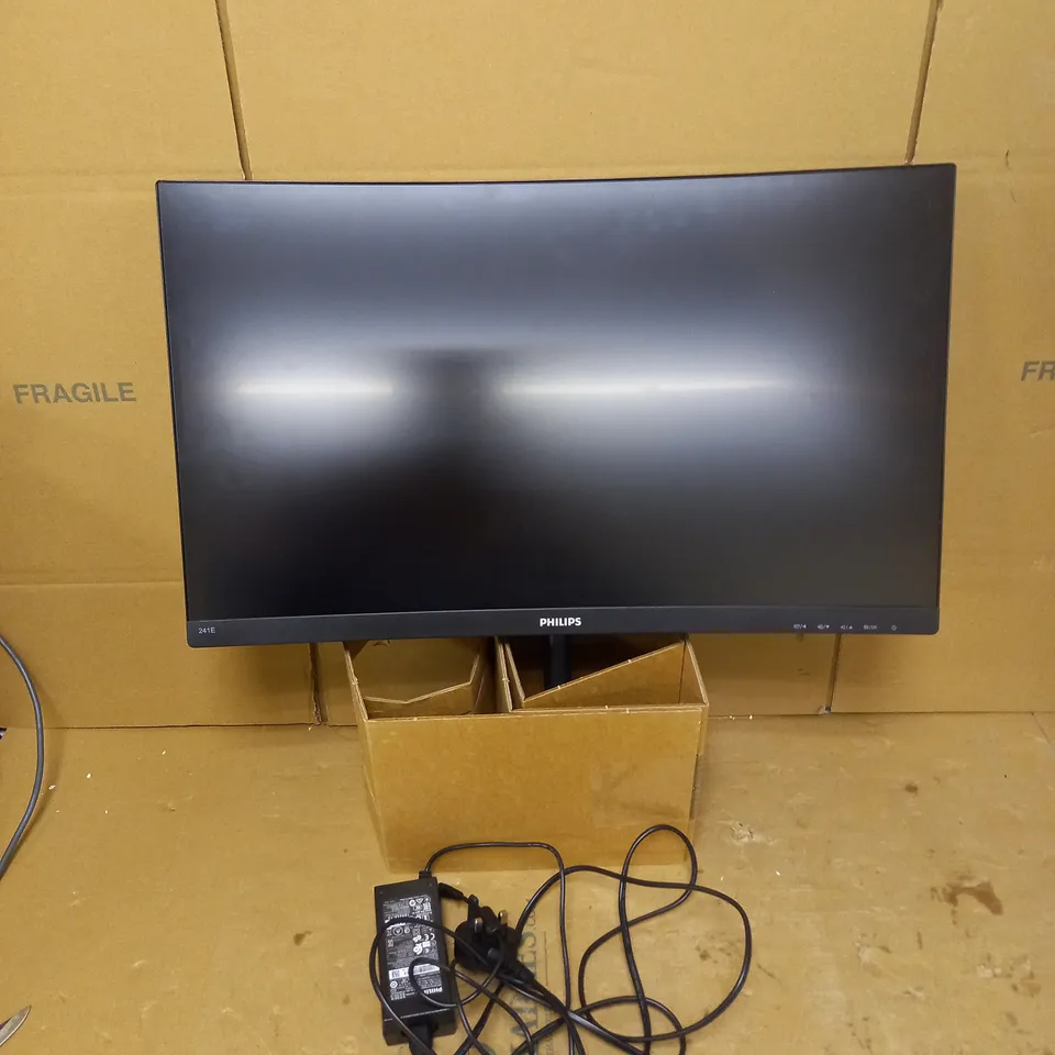 PHILIPS 241E1SCA 24 INCH FHD CURVED MONITOR