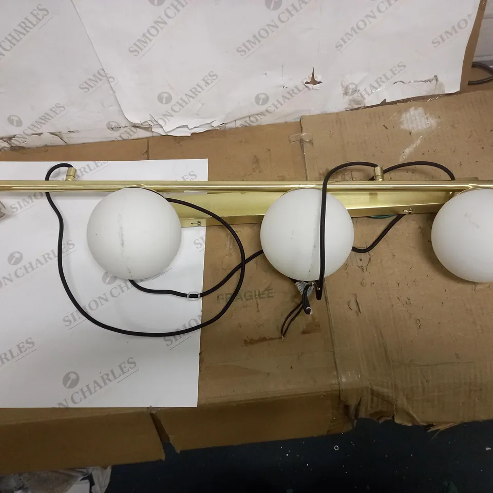 JOHN LEWIS ORB BAR CEILING LIGHT, GOLD