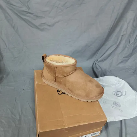 UGG WOMEN'S CLASSIC ULTRA MINI BOOTS CHESTNUT – UK 6 (EU 39)