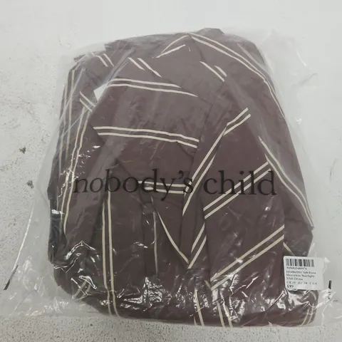 BAGGED NOBODYS CHILD SLEEVELESS STARLIGHT MIDI DRESS IN SOFTS BROWN - UK 10