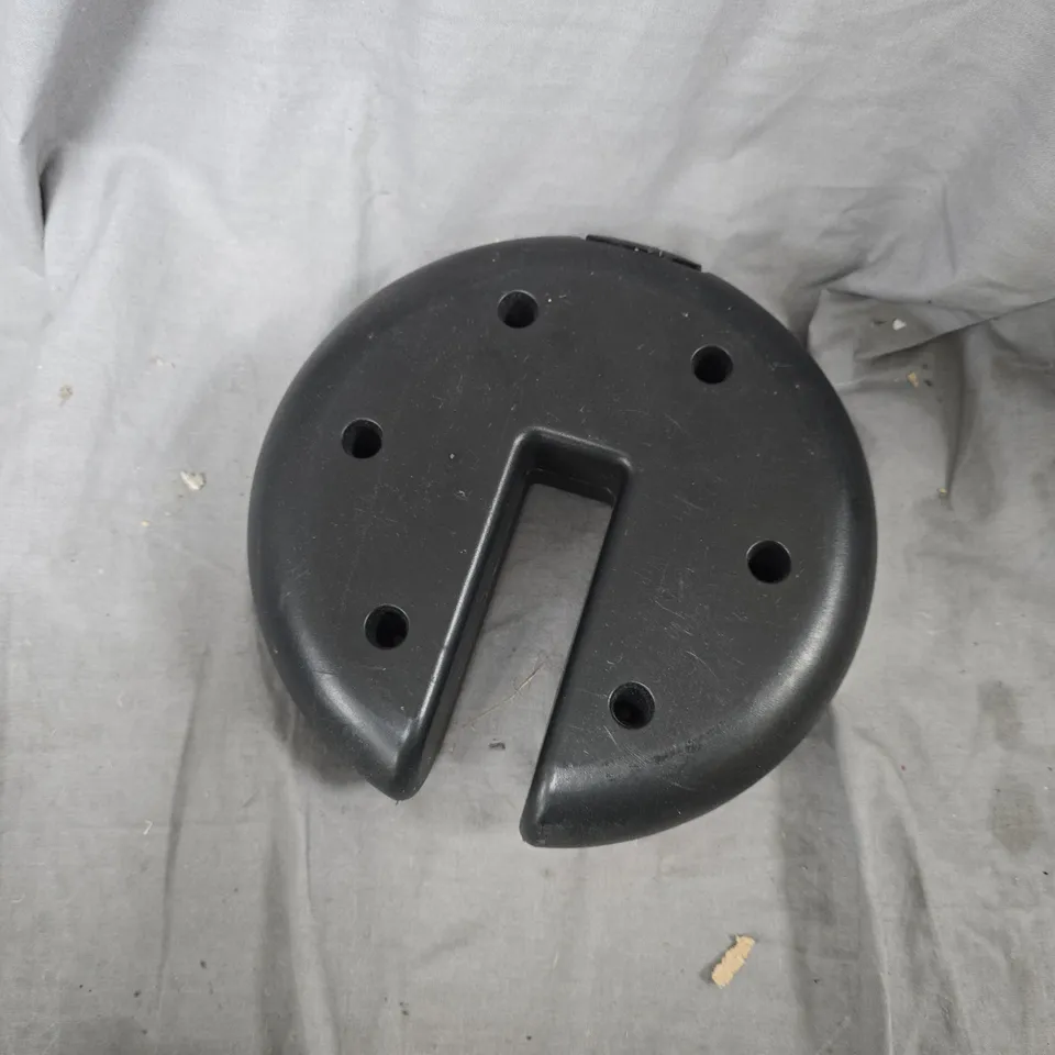 3X 2.3KG PARASOL WEIGHTS - COLLECTION ONLY