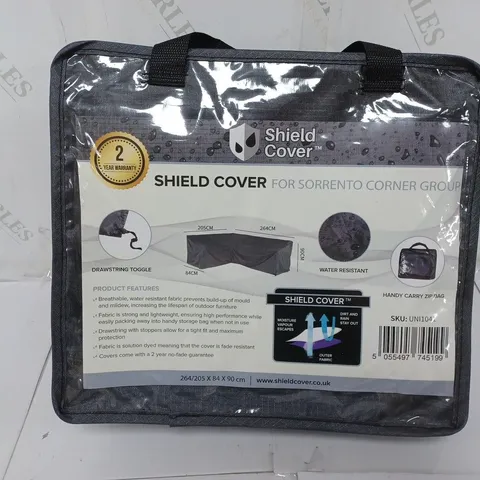 SHIELD COVER SORRENTO CORNER GROUP PREMIUM RATTAN FURNITURE SHIELD COVER