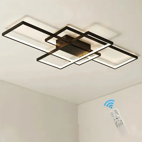 BOXED ARLYN 3-LIGHT RECTANGLE ACRYLIC LED FLUSH MOUNT (1 BOX)