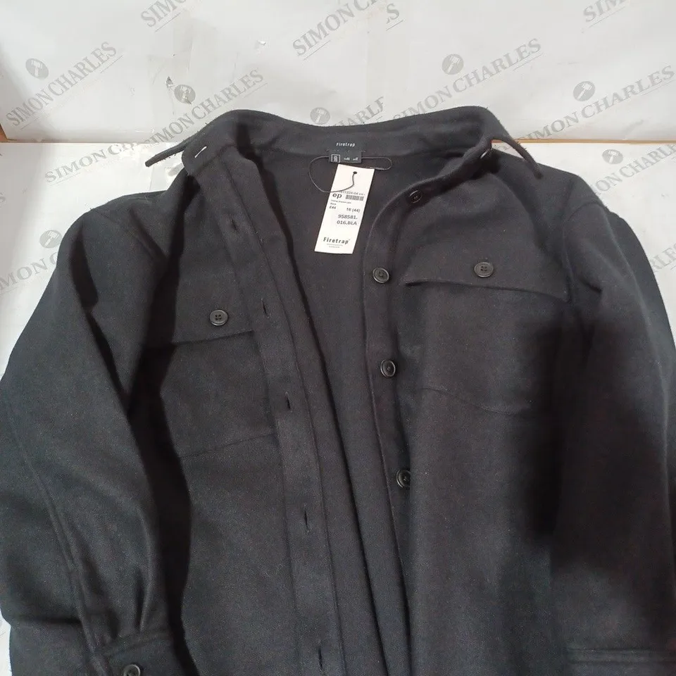 FIRETRAP SHACKET IN BLACK - UK 16