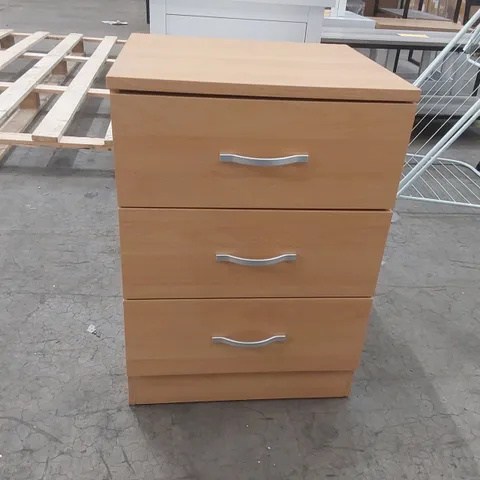 WOODEN 3 DRAWER CHEST 