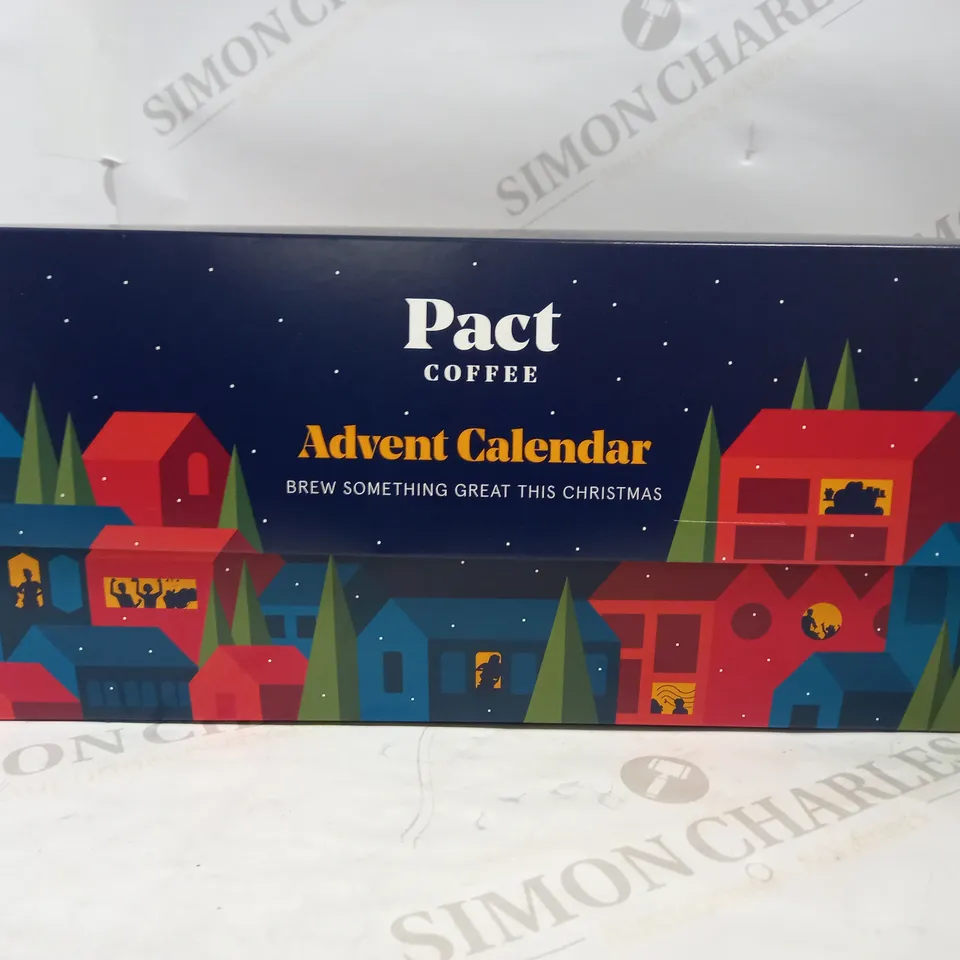 LOT OF 3 PACT COFFEE 25-DAY ADVENT CALENDARS