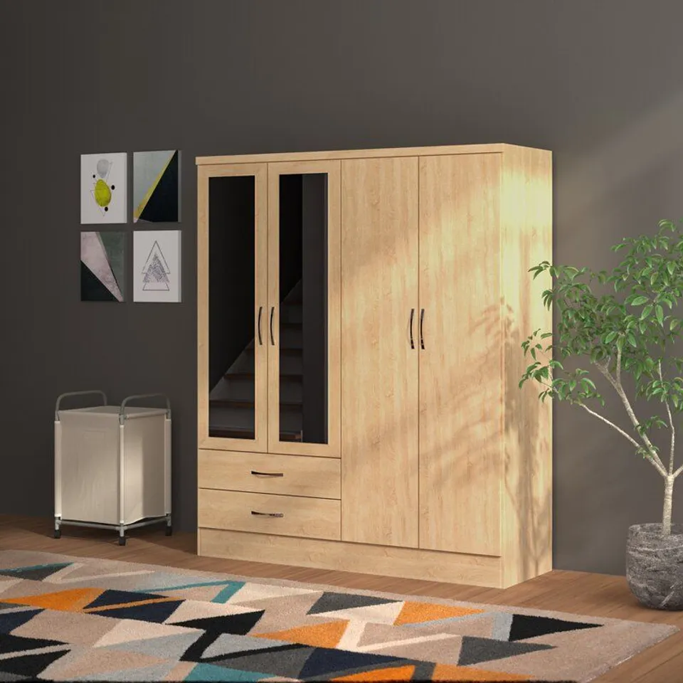 CASCIO 4 DOOR WARDROBE- 3 BOXES