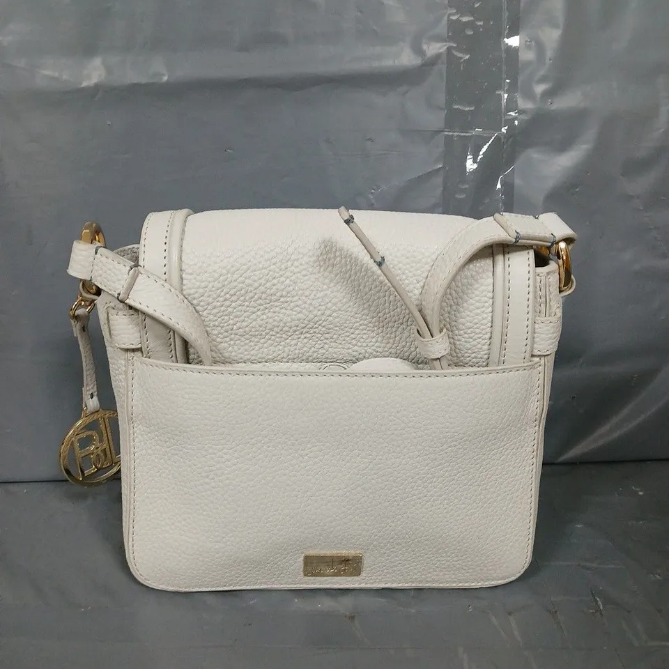 BEN DE LISI SAWYER LEATHER SATCHEL - PALE BLUE 