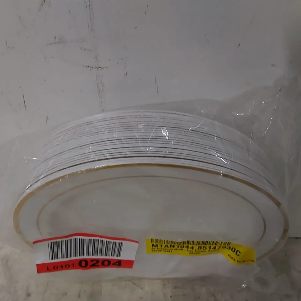 25 PREMIUM MULTI-USE PLASTIC DESERT PLATES 