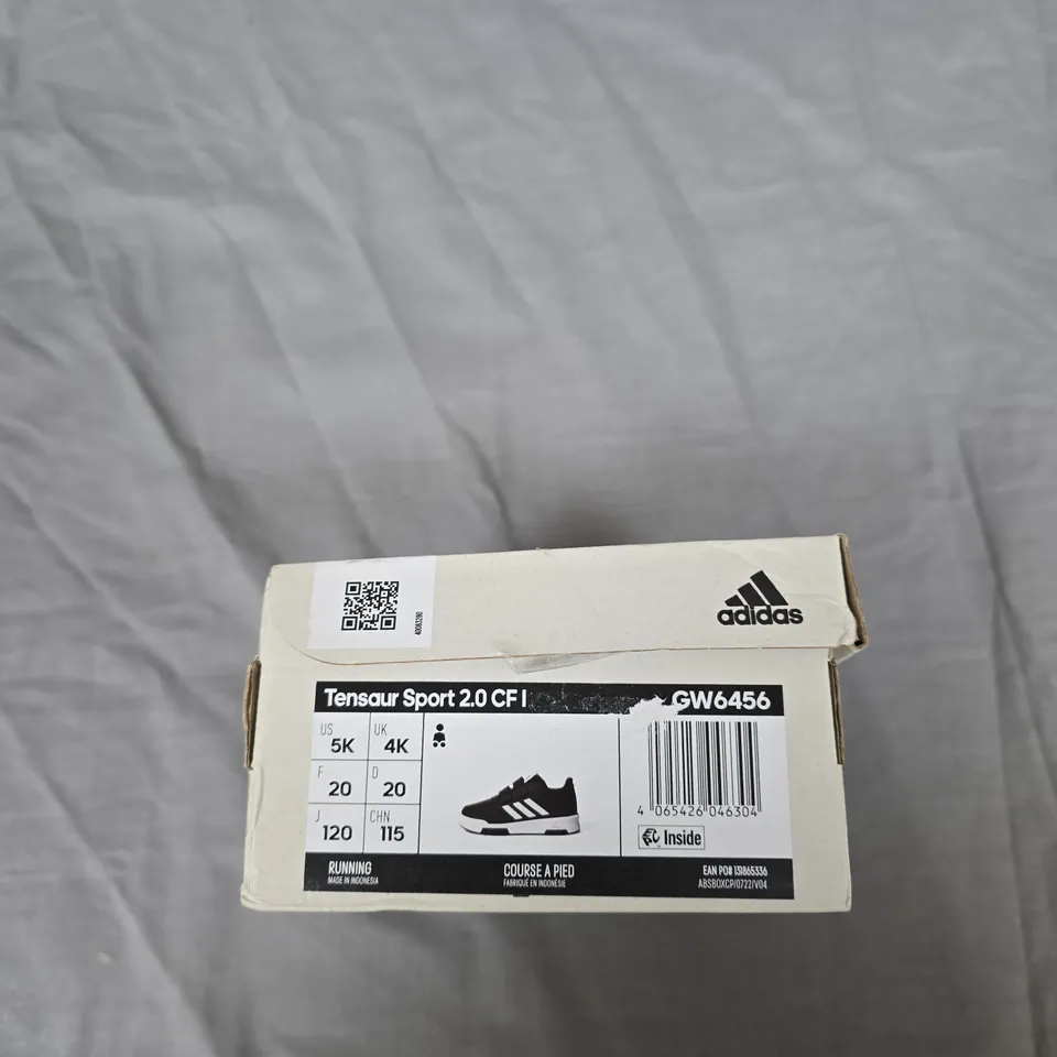 ADIDAS TENSAUR SPORT 2.0 CF I KIDS' TRAINERS – BLACK/WHITE