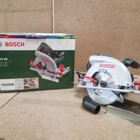 BOXED BOSCH PKS 55 CIRCULAR SAW 1200WATTS 