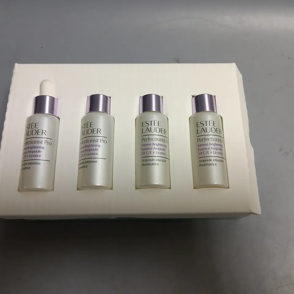 BOX OF 4  X 10ML ESTEE LAUDER PERFECTIONIST PRO INTENSE BRIGHTENING ESSENCE AMPOULE 