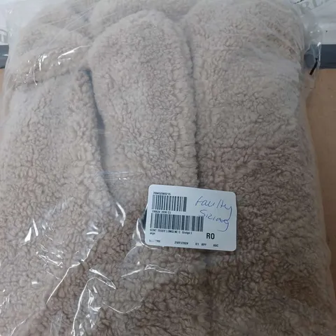 CENTIGRADE TEDDY LONGLINE COAT SIZE LARGE