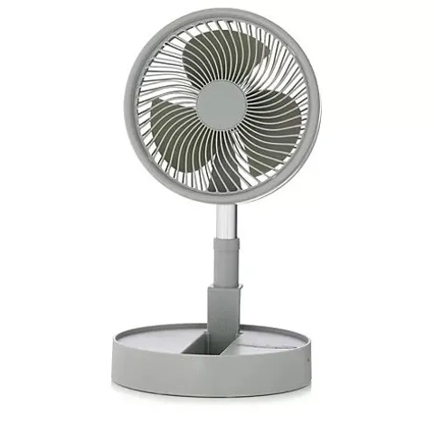 BELL & HOWELL RECHARGABLE EXTENDING DESK & FLOOR FAN GREEN