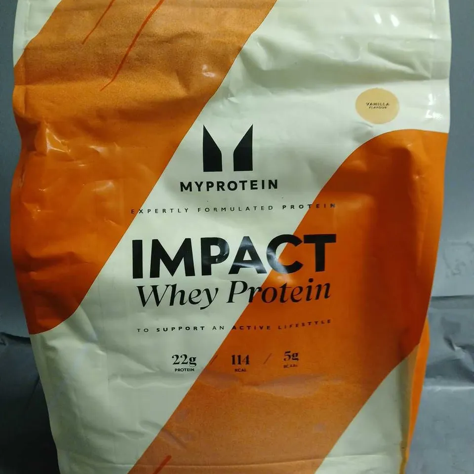 MYPROTEIN 2.5KG BAG OF IMPACY WHEY PROTEIN - VANILLA