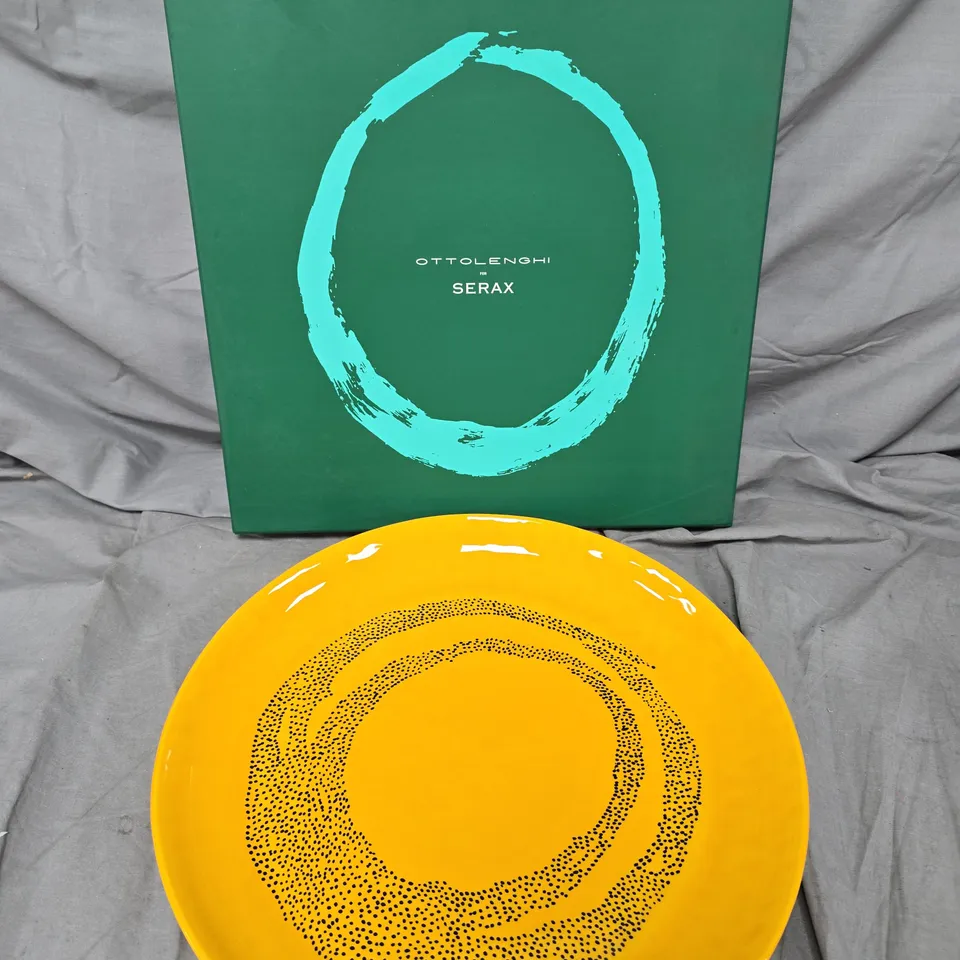 OTTOLENGHI FOR SERAX SUNNY YELLOW SERVING PLATE